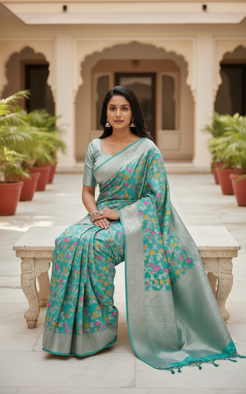 Premium Silk with Intricate Weaves