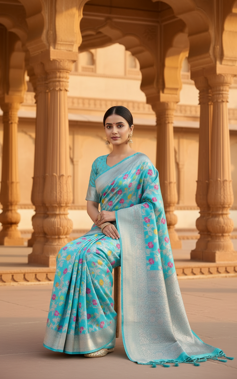 Premium Silk with Intricate Weaves