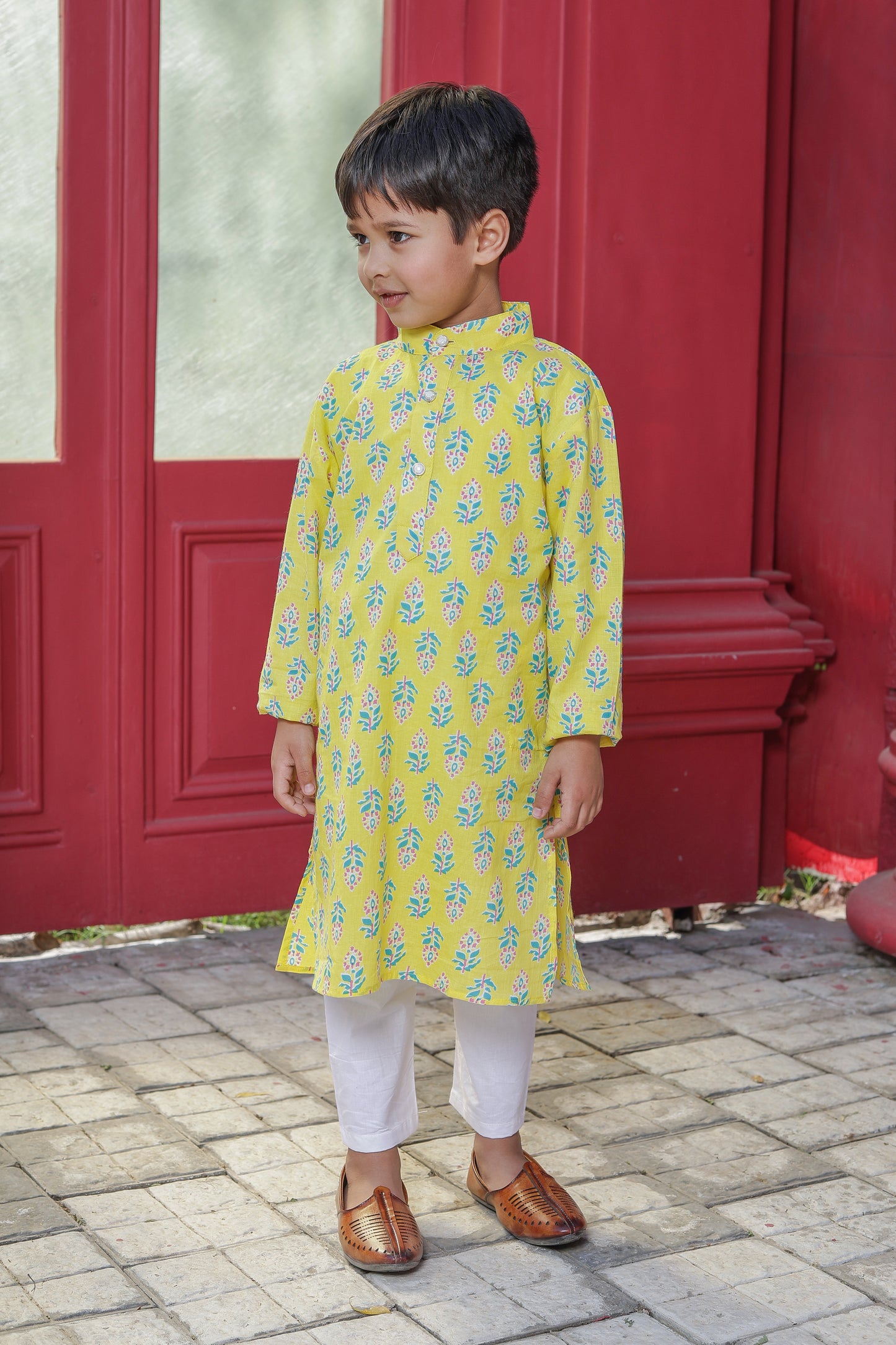 Primium Cotton Kurta Set For Kids