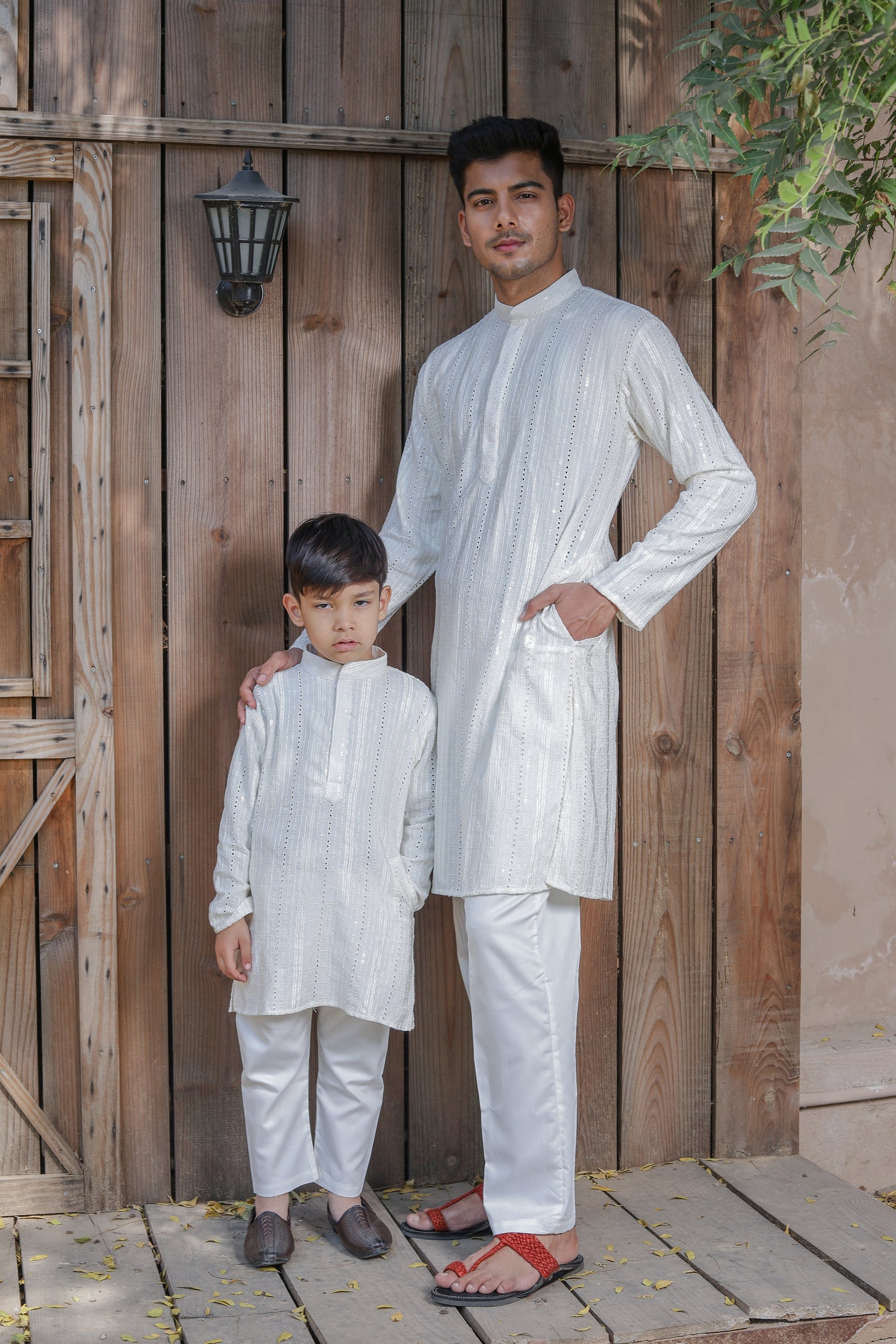 Sifli Son & Father Kurta Pajama Combo set