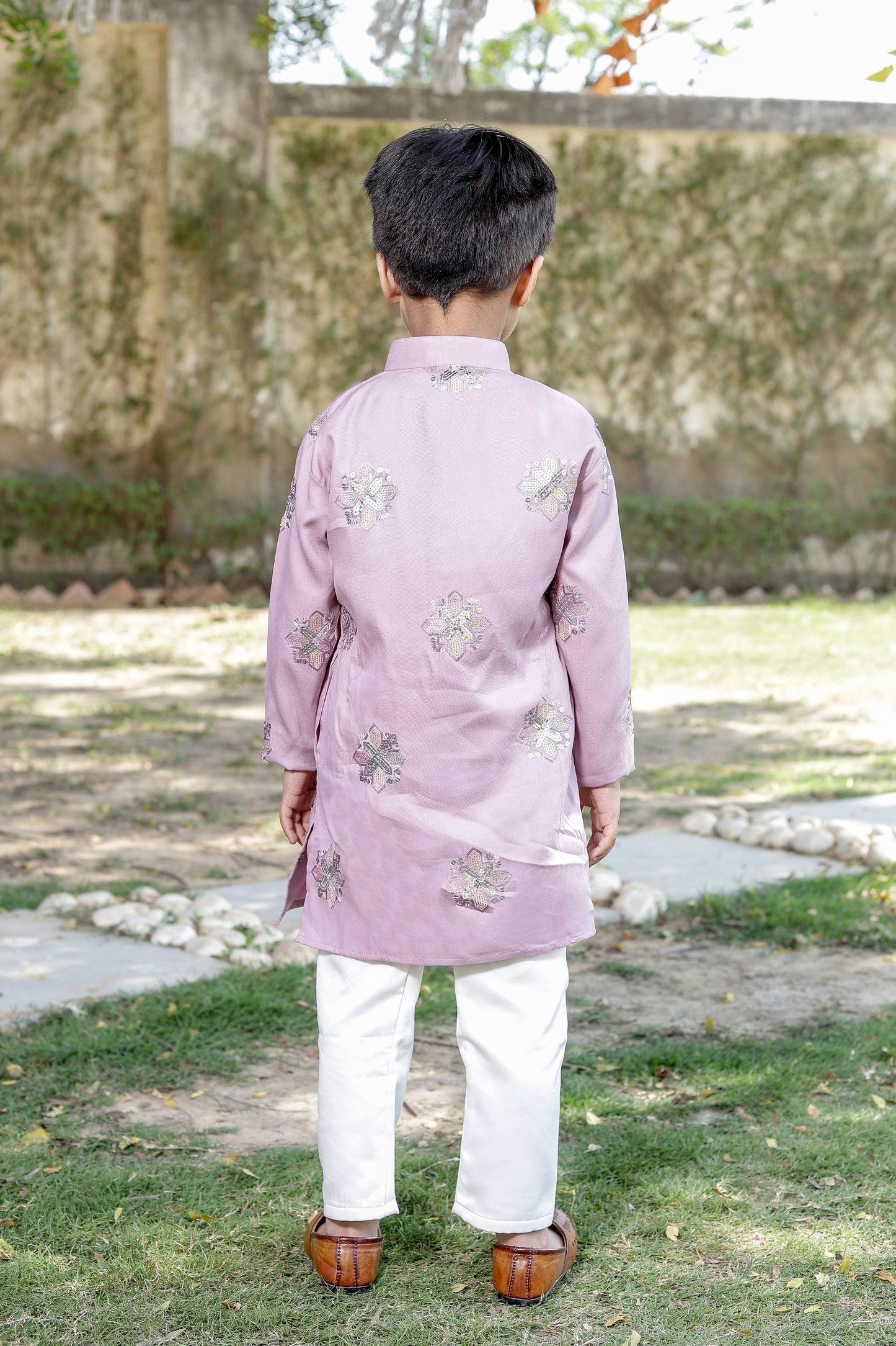 Primium Diamond Cut Kurta Set For Kids