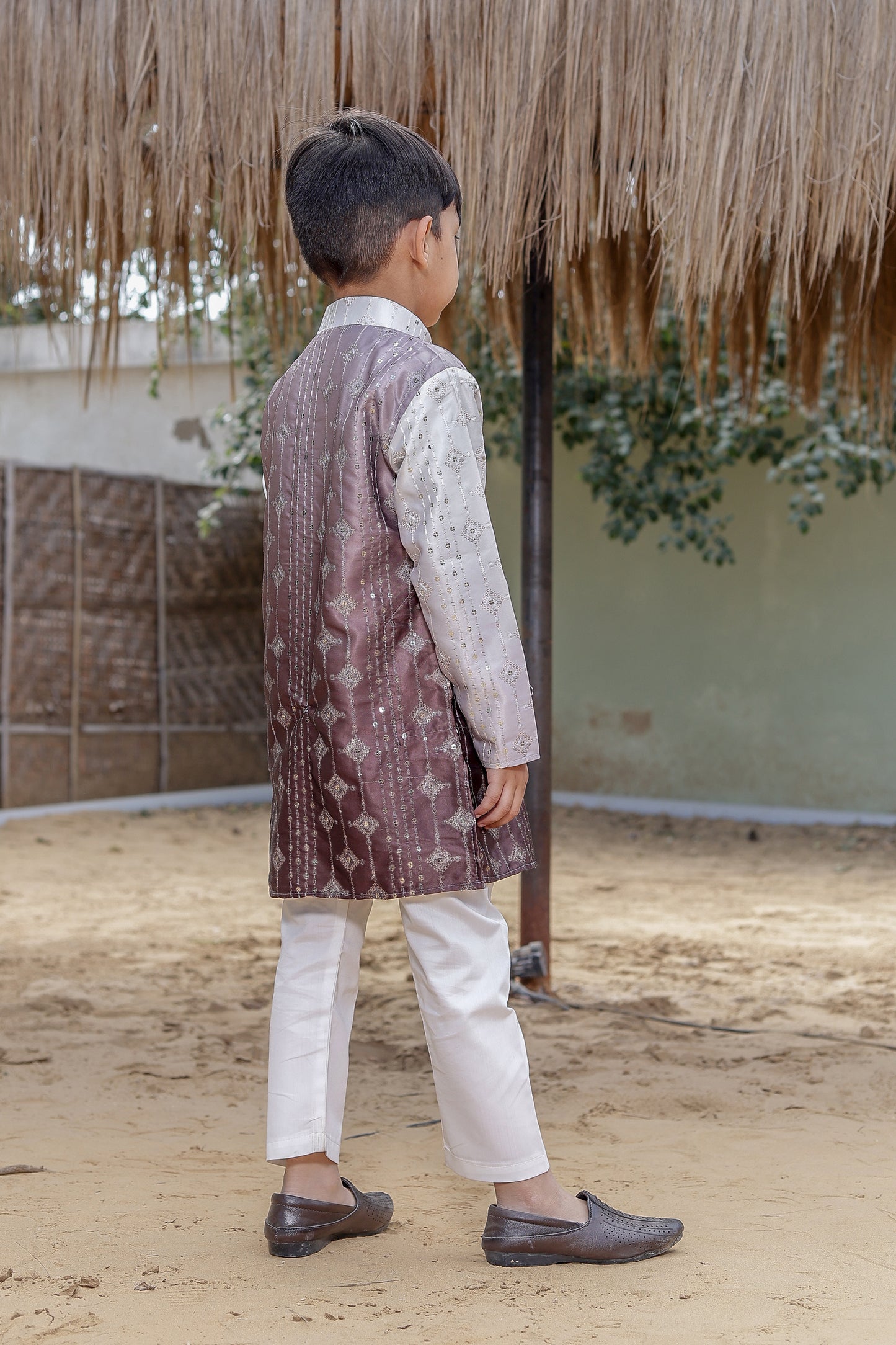 Primium Tie & Dye Kurta Set For Kids