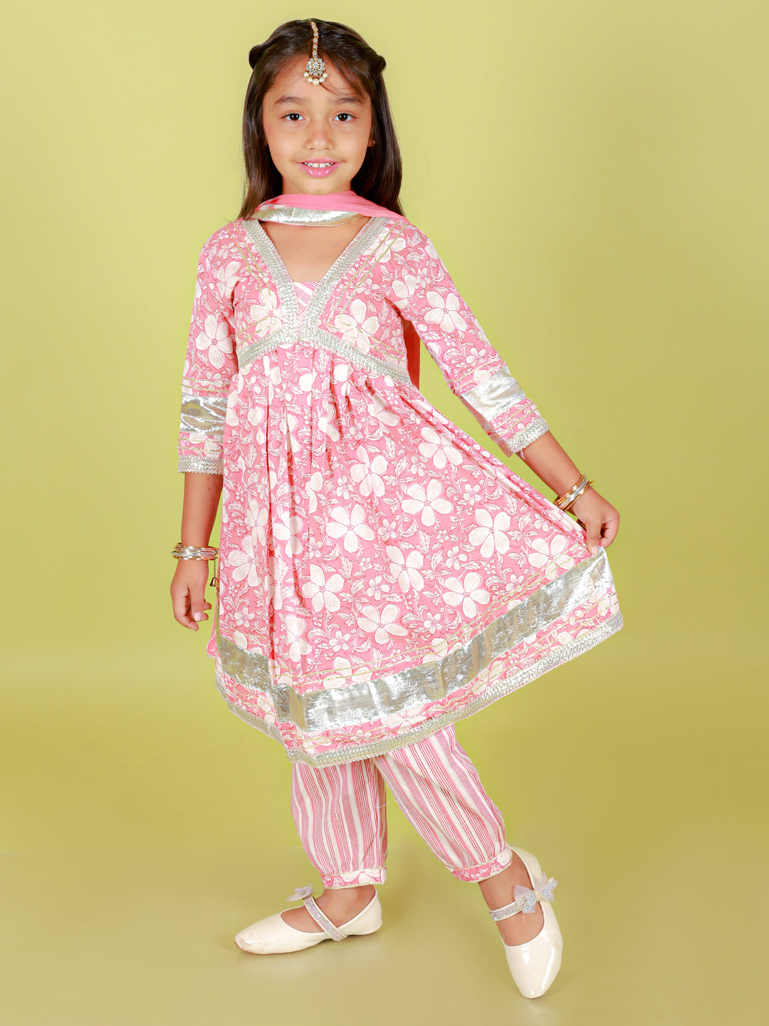 Dhoti Salwar kurta and Duptta set