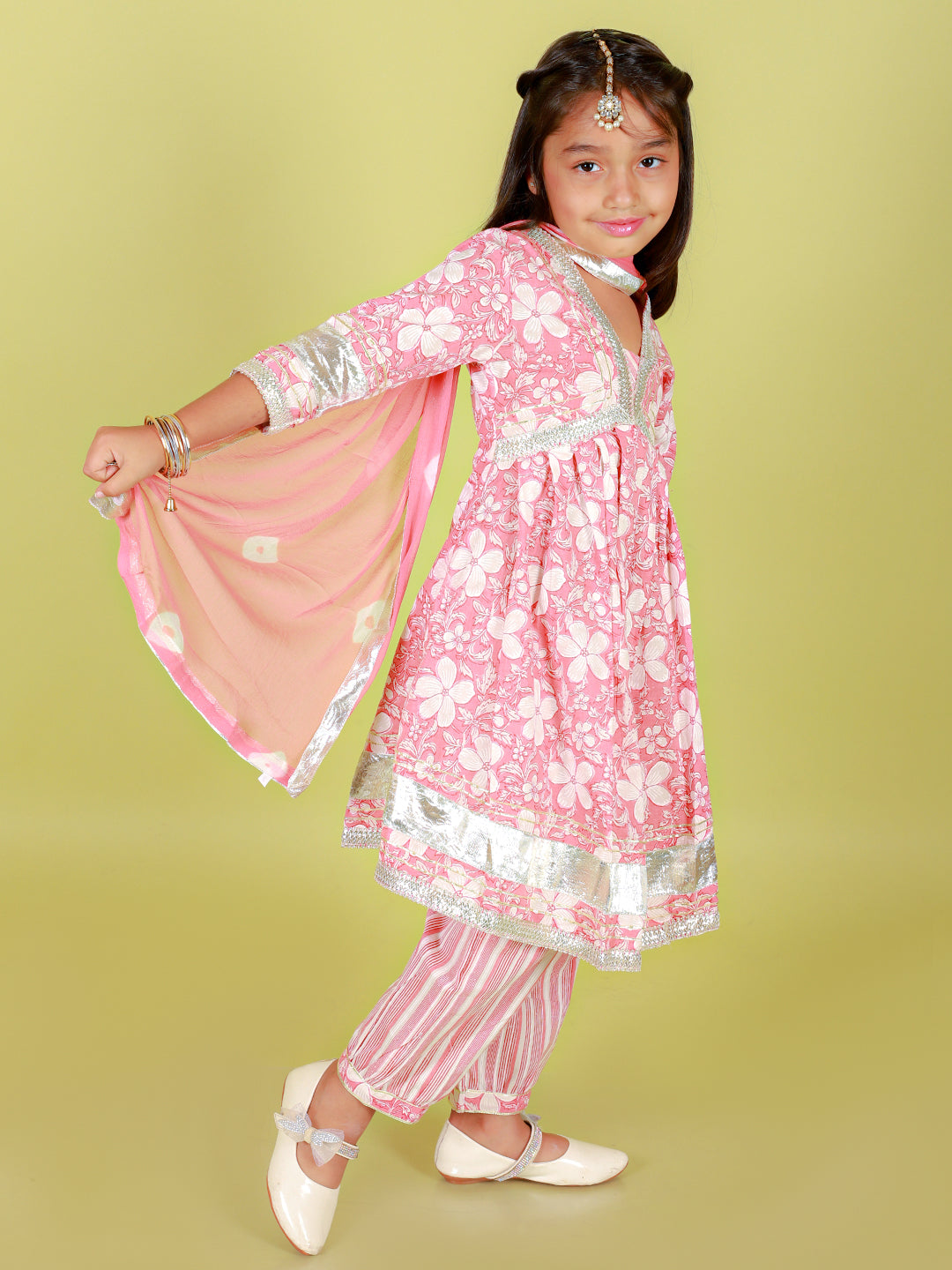 Dhoti Salwar kurta and Duptta set