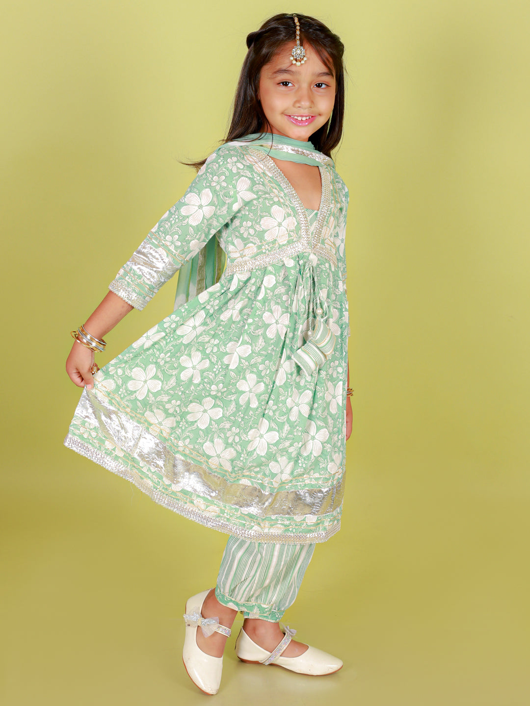 Dhoti Salwar kurta and Duptta set