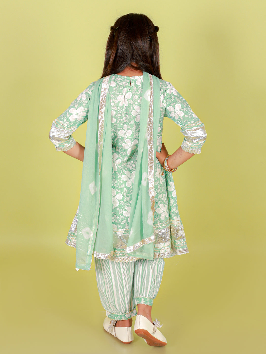 Dhoti Salwar kurta and Duptta set