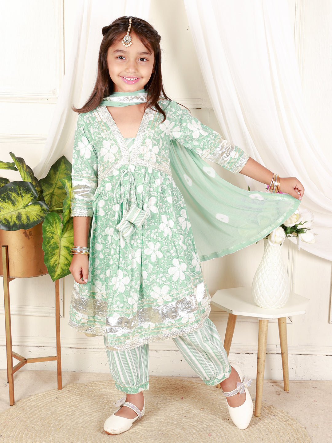 Dhoti Salwar kurta and Duptta set
