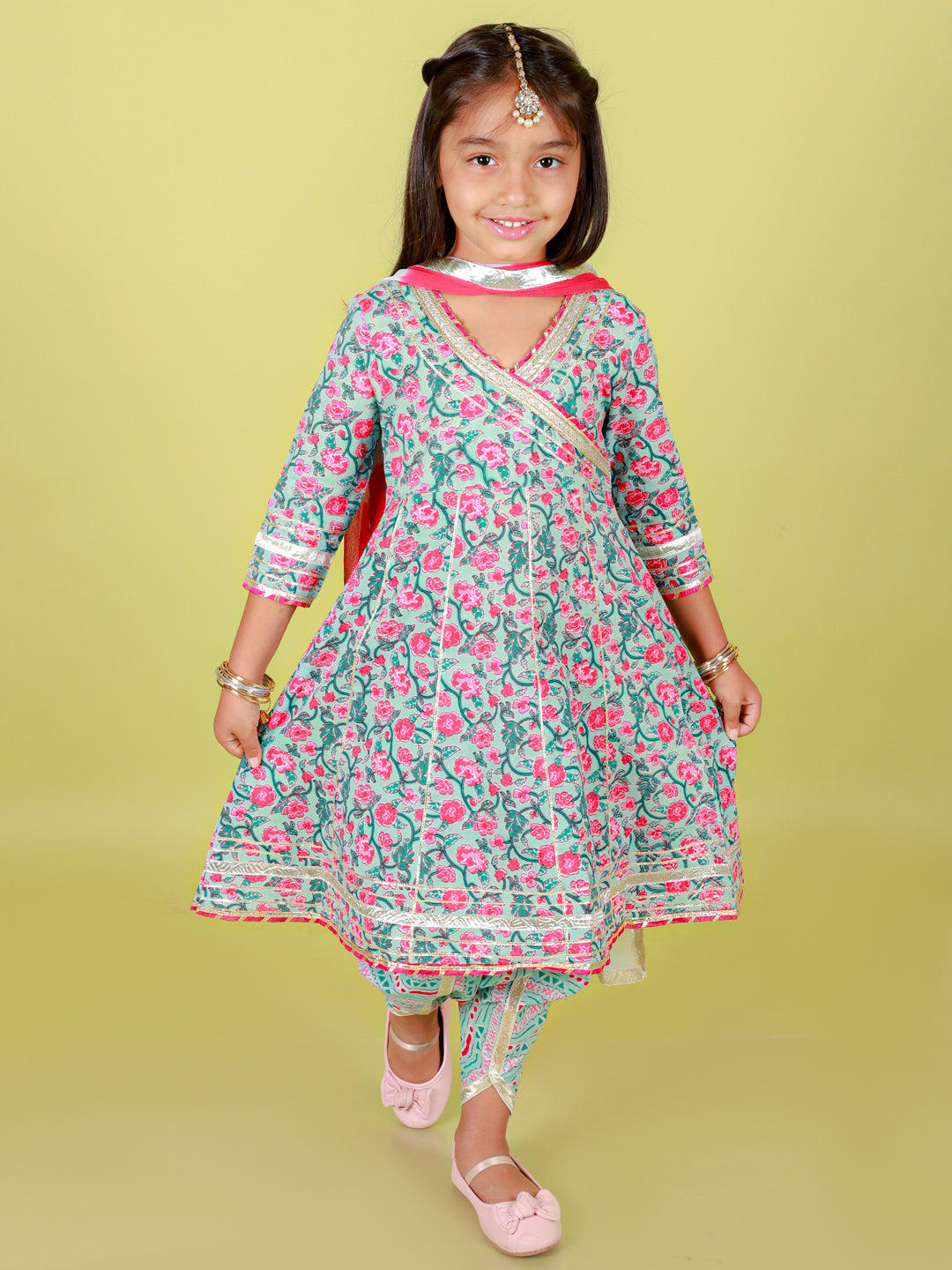 Dhoti Salwar kurta and Duptta set