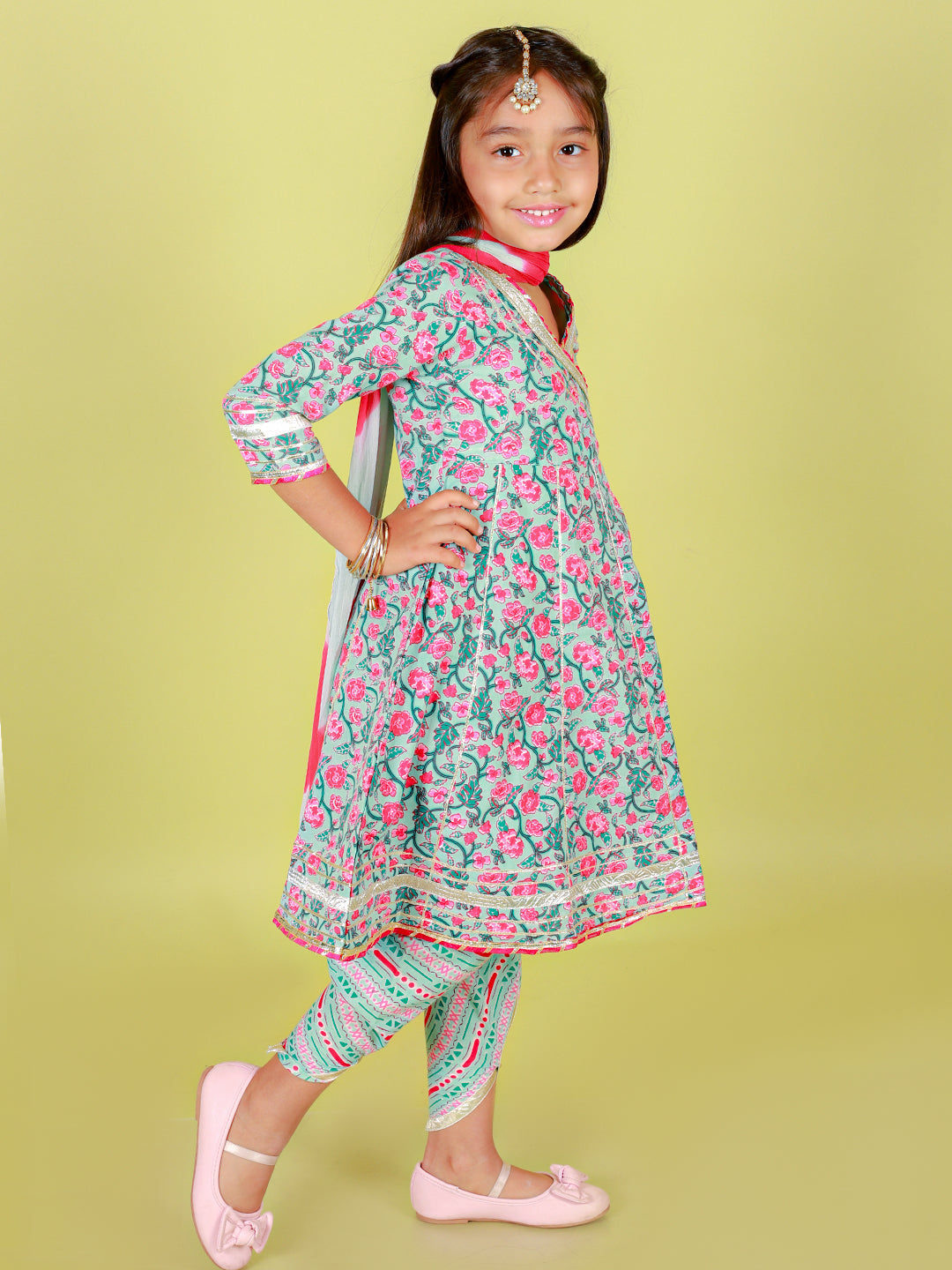Dhoti Salwar kurta and Duptta set