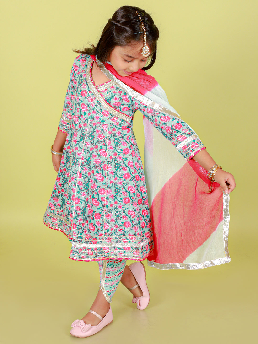 Dhoti Salwar kurta and Duptta set