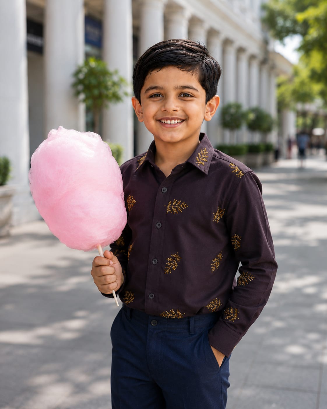Imperial Fern Threads| Father-Son Matching Partywear Shirt