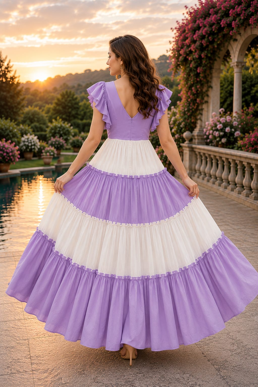 The Lavender Luxe Women dress