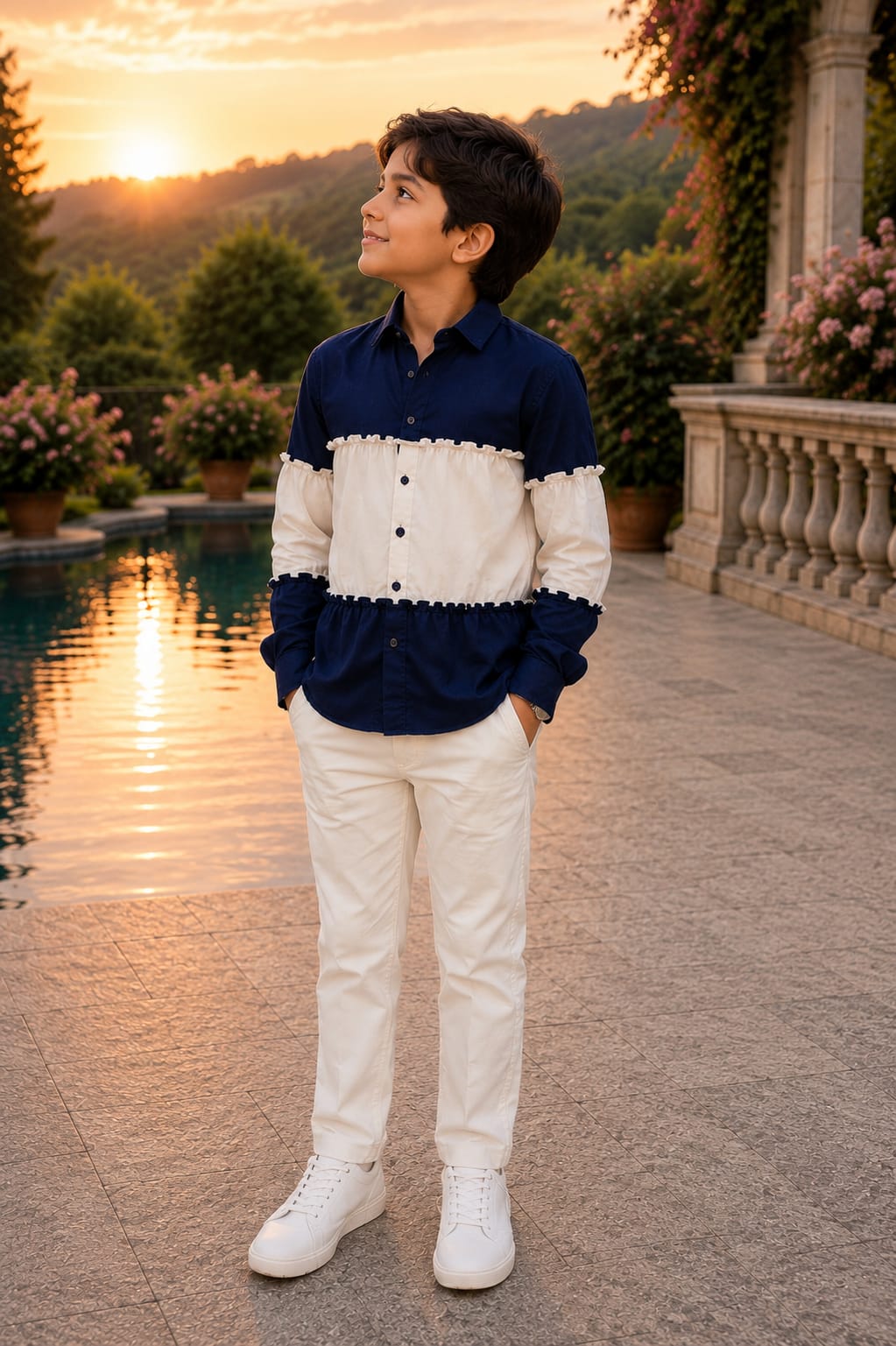 The Midnight Elegance Boys shirts