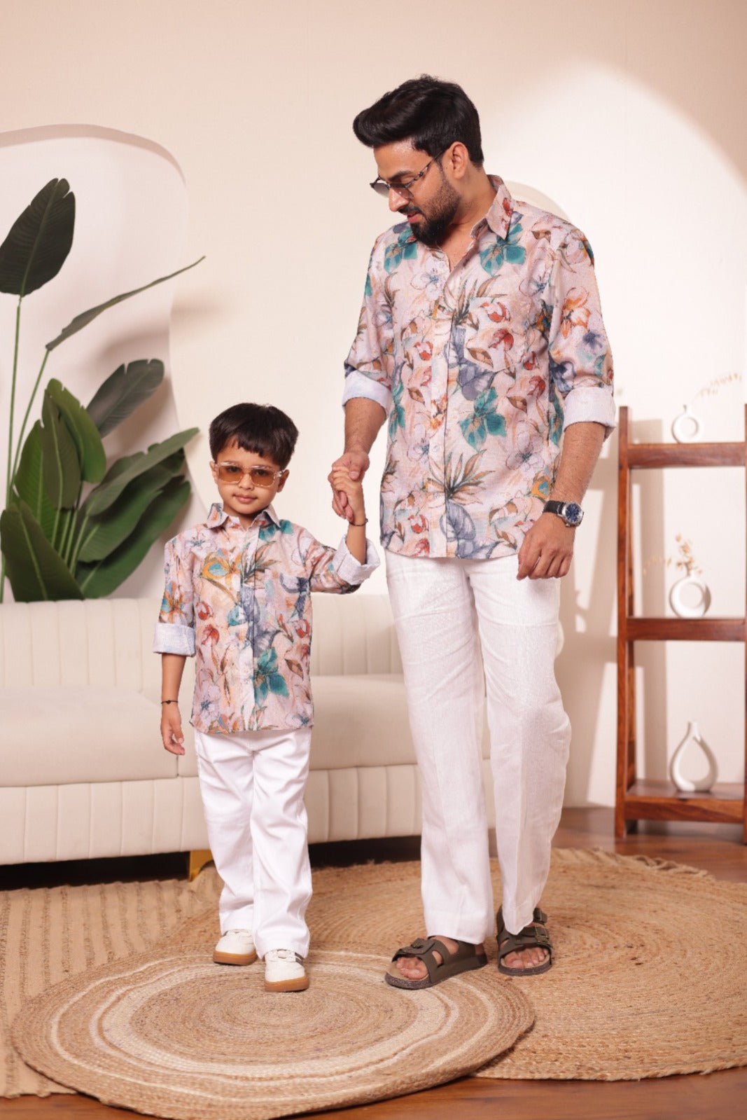 Print shirt for Father & son combos