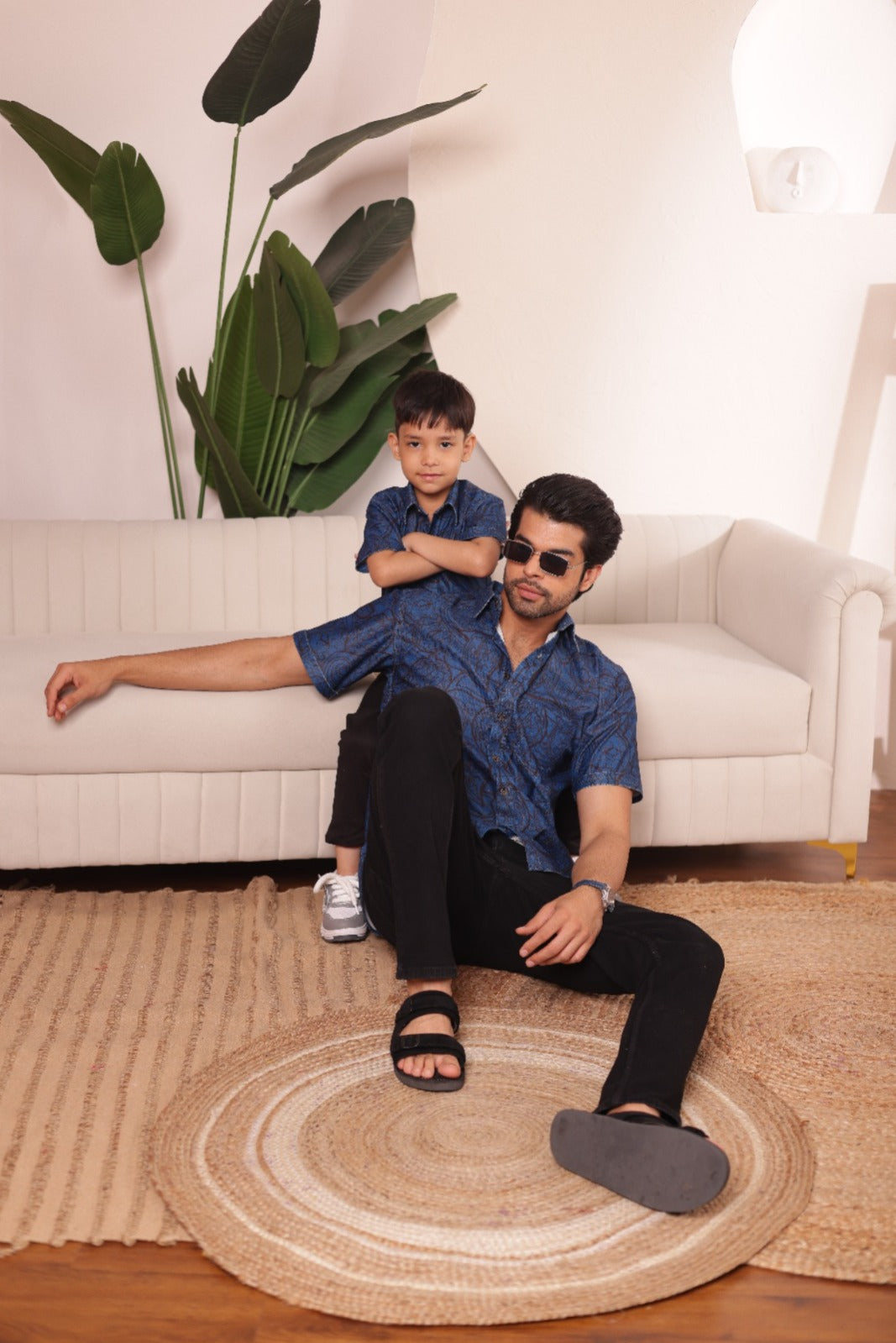 Print shirt for Father & son combos