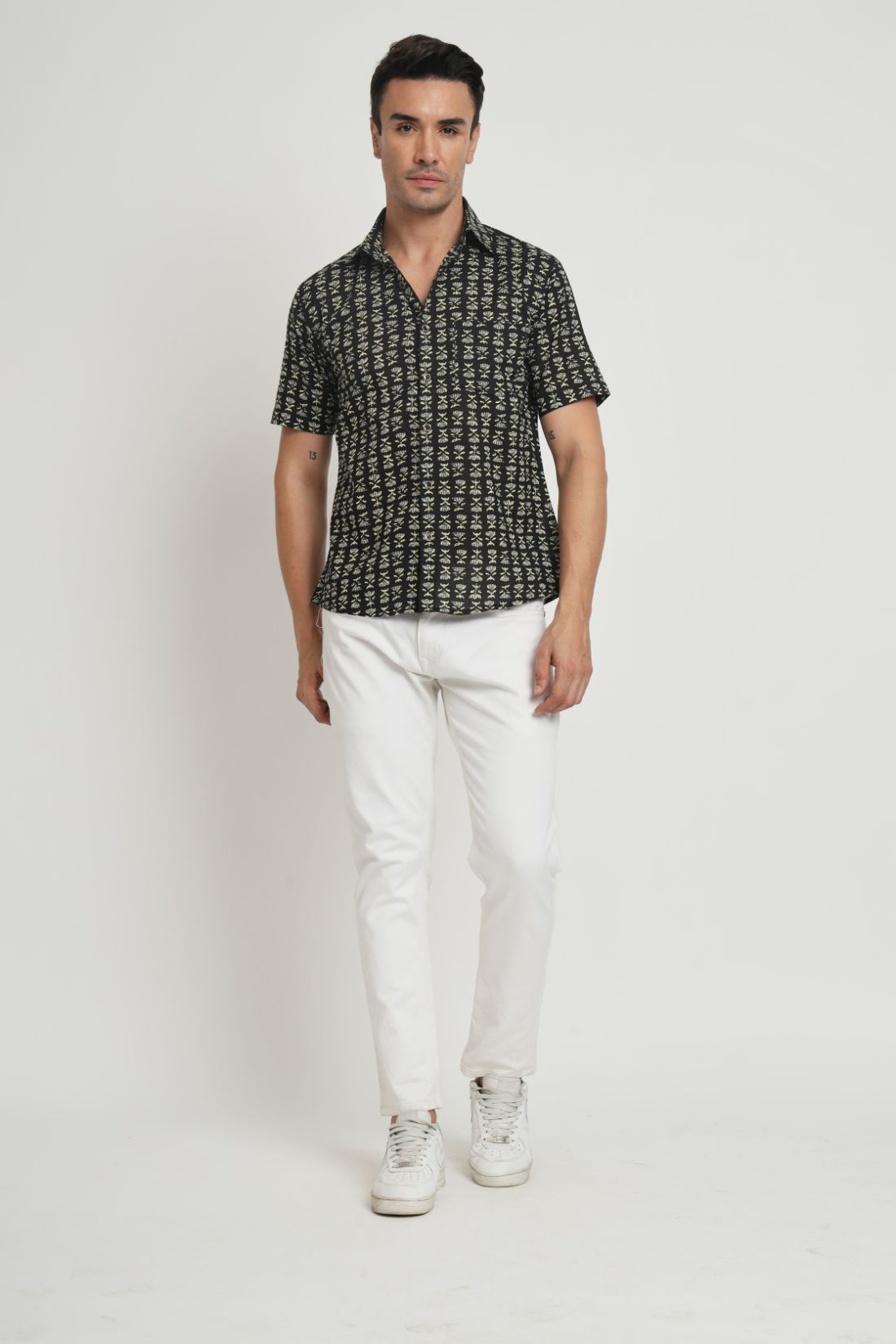 Printed Cotton Casual Shirt For Men