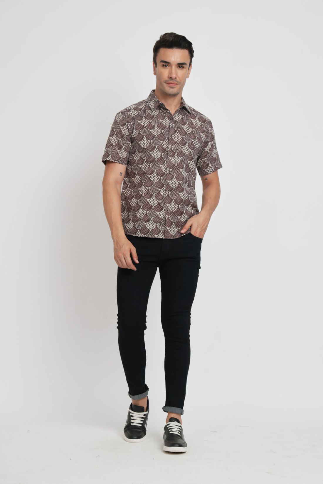Printed Cotton Casual Shirt For Men