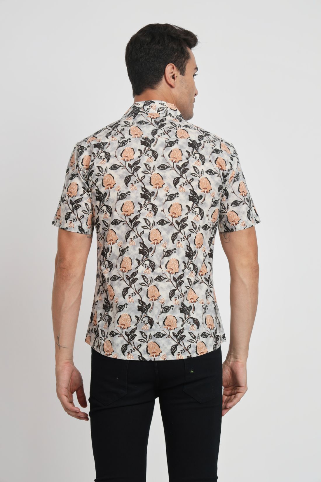 Printed Cotton Casual Shirt For Men