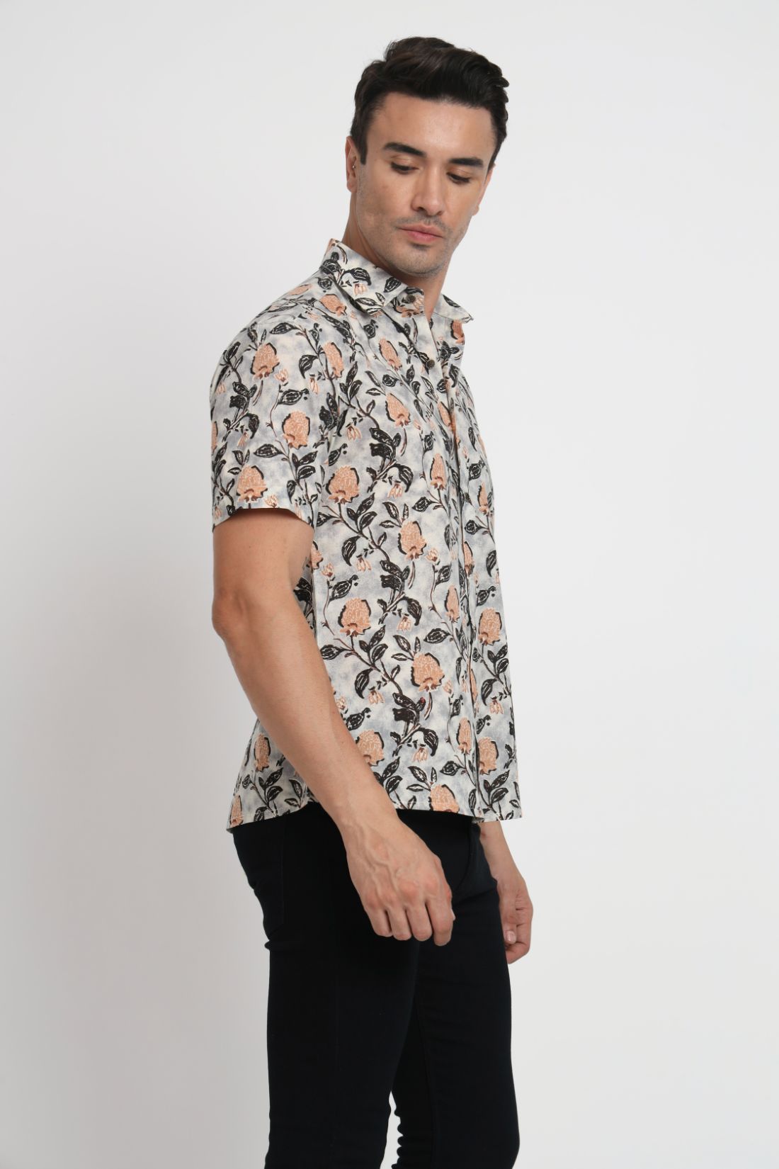 Printed Cotton Casual Shirt For Men