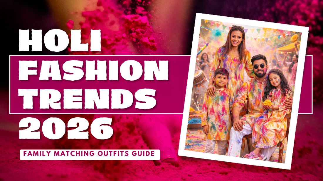 holi fashion trends 2026 guide for matching outfits for family