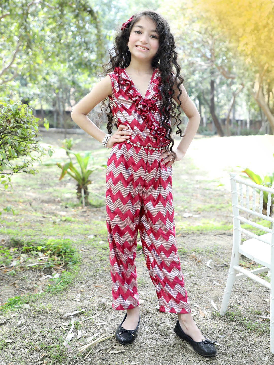 Party wear jumpsuit for girls best sale