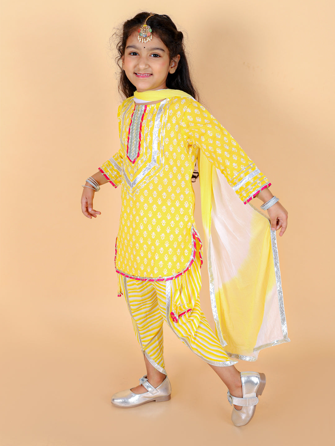Dhoti Salwar kurta and Duptta set