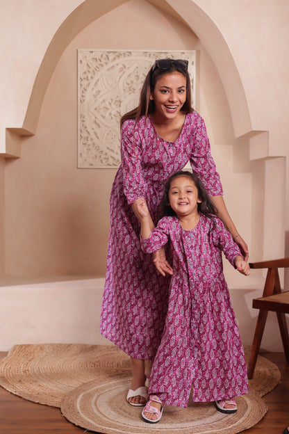 "Lilac Love |Mother Daughter outfit