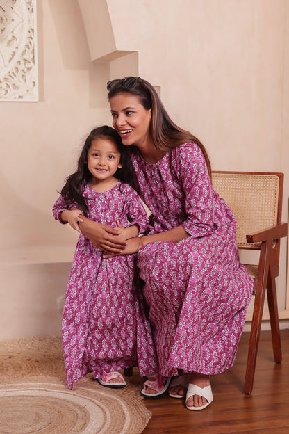 "Lilac Love |Mother Daughter outfit