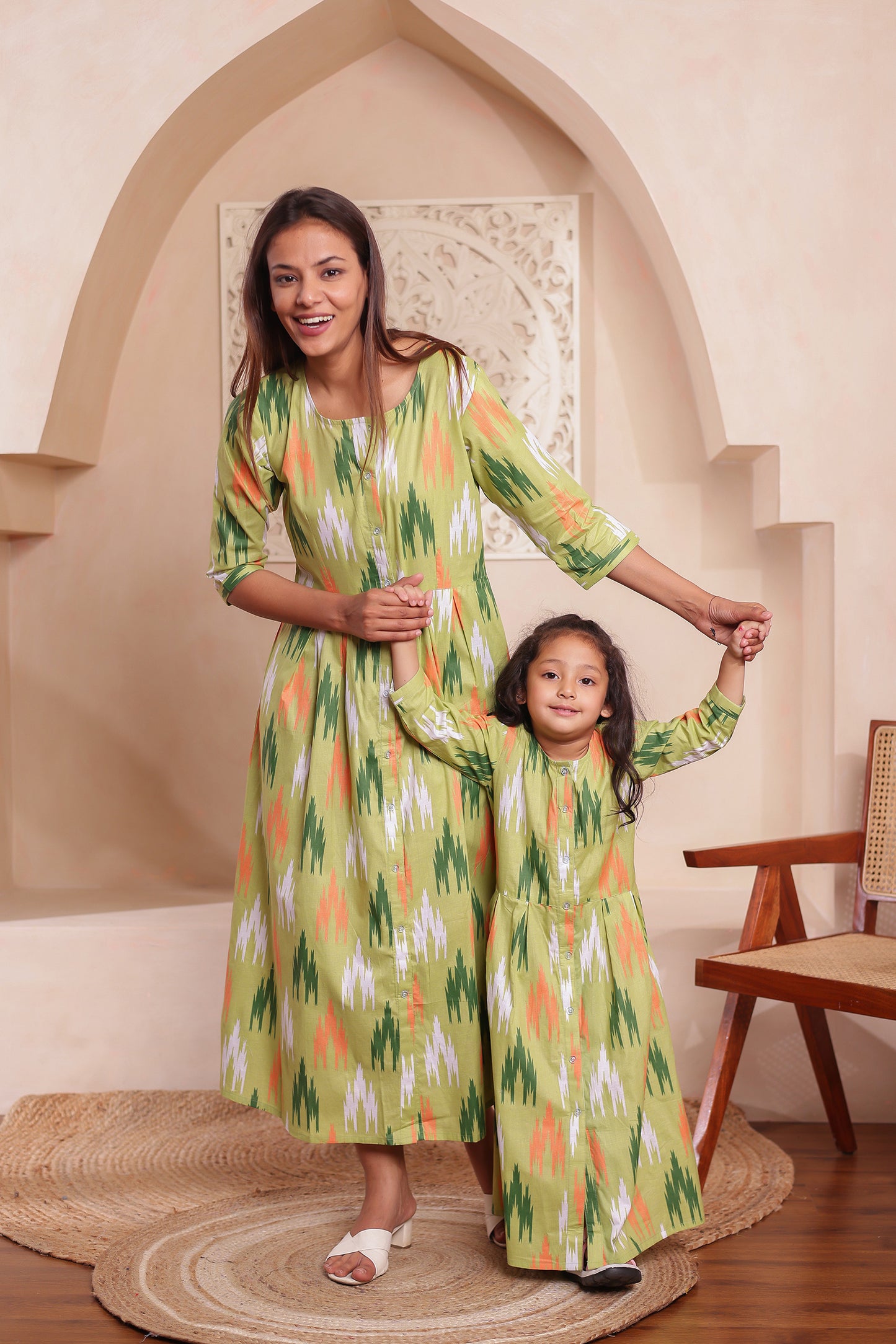 "Rang-e-Hara |Mother Daughter outfit