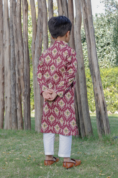 Primium Cotton Kurta Set For  Kids