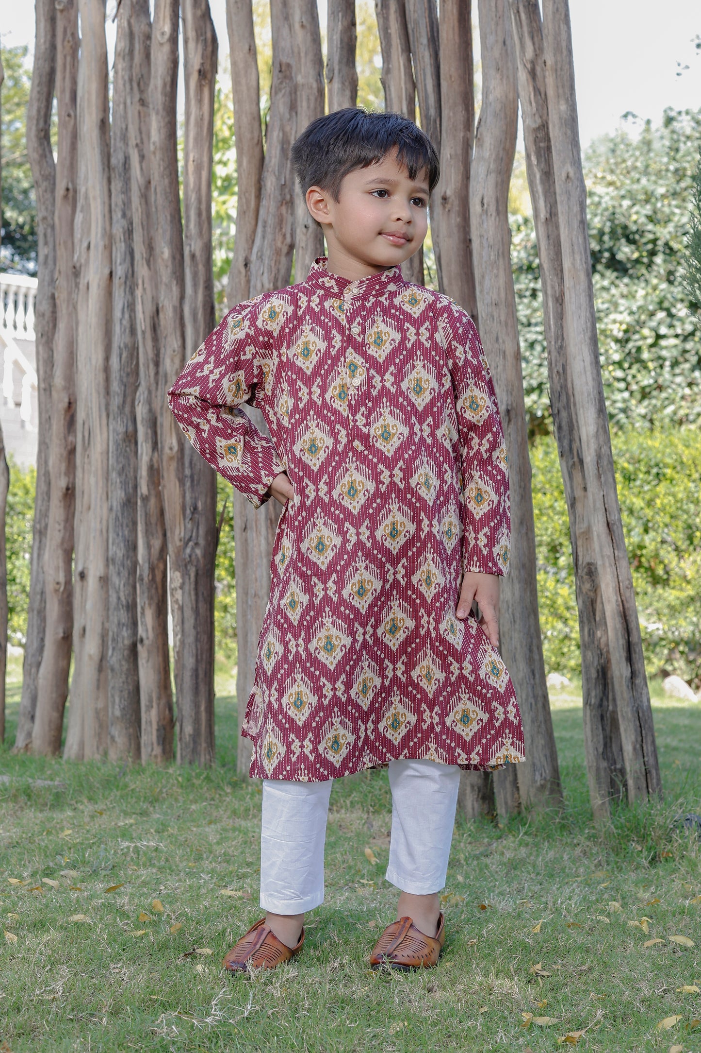 Primium Cotton Kurta Set For  Kids