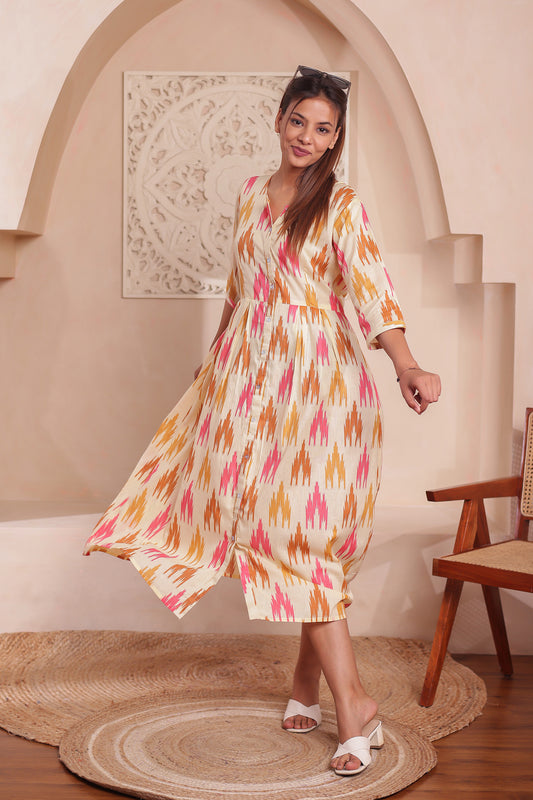 ikkat love Women Dress