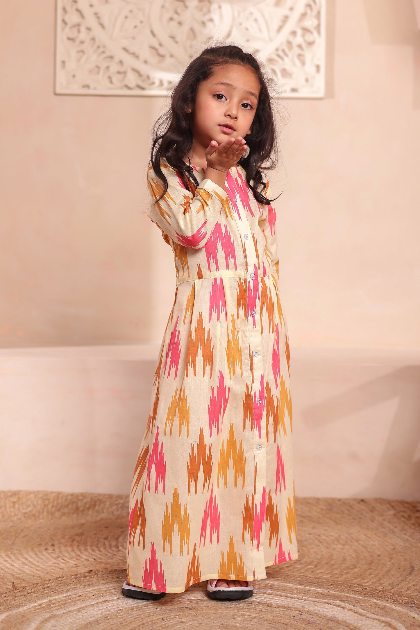 ikkat love | |Mother Daughter outfit