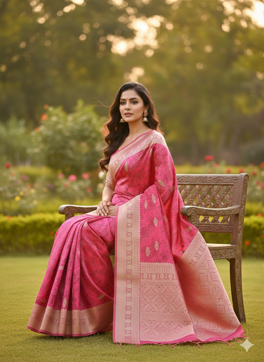 Premium Silk with Intricate Weaves