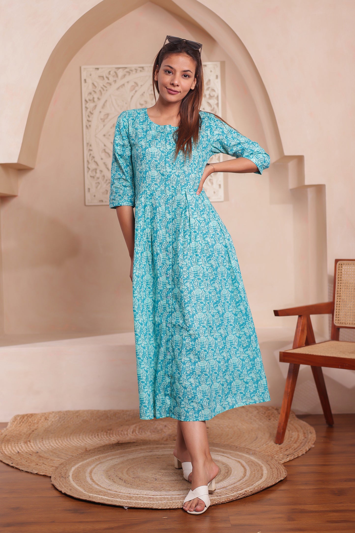 Turquoise Tales | Mother Daughter outfit