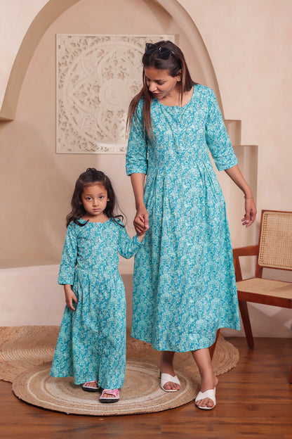 Turquoise Tales | Mother Daughter outfit