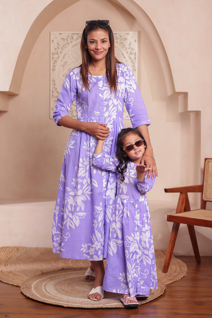 "Lavender Harmony | Mother & Daughter Outfits