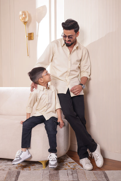 Cotton Blend shirt for Father & son combos
