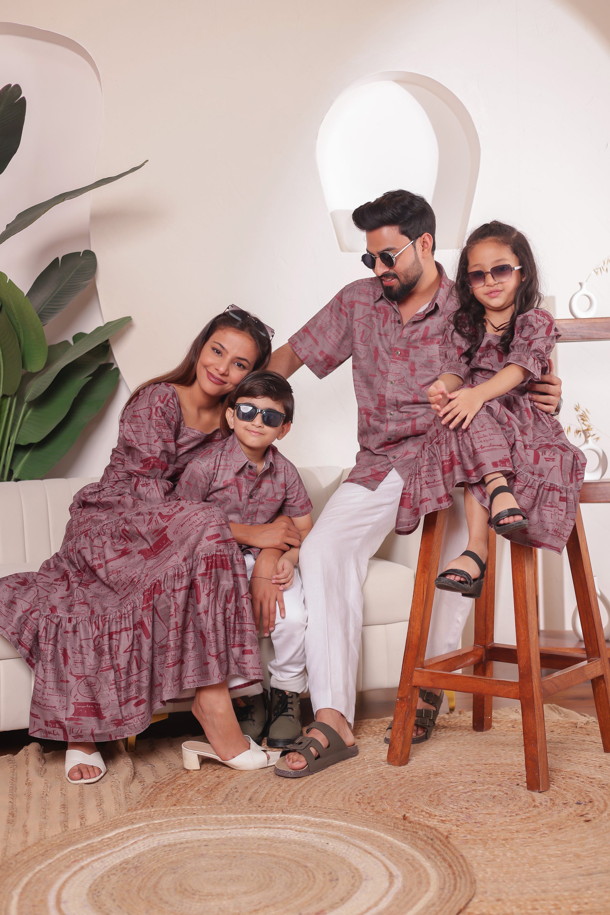 Family Matching Outfits in Cotton Fiesta Combo sets Stuffieland Family Matching Outfits in Cotton Fiesta Combo sets Stuffieland