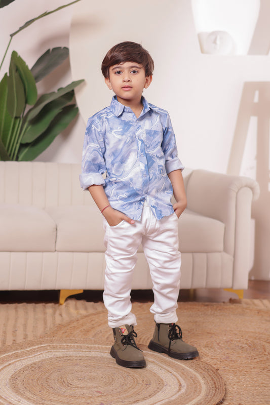 Aqua |Shirt For Boys 👨‍👨‍👧‍👦