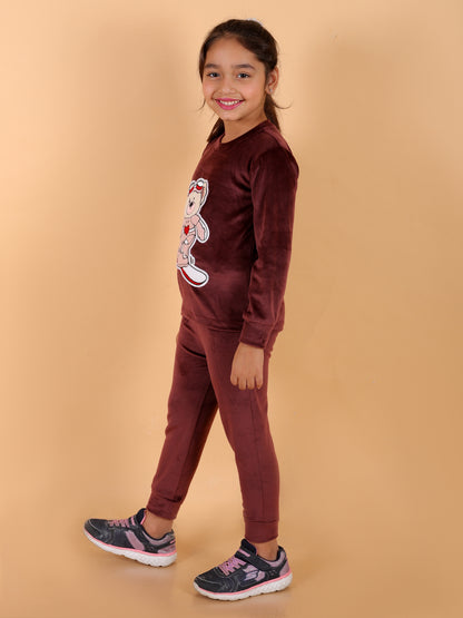 Stuffie Land stylish graphic Top and jogger set