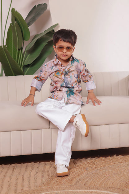 Petal Pop | Father-Son Matching Shirt Combo