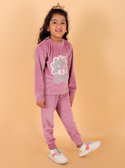 Stuffie Land stylish graphic Top and jogger set