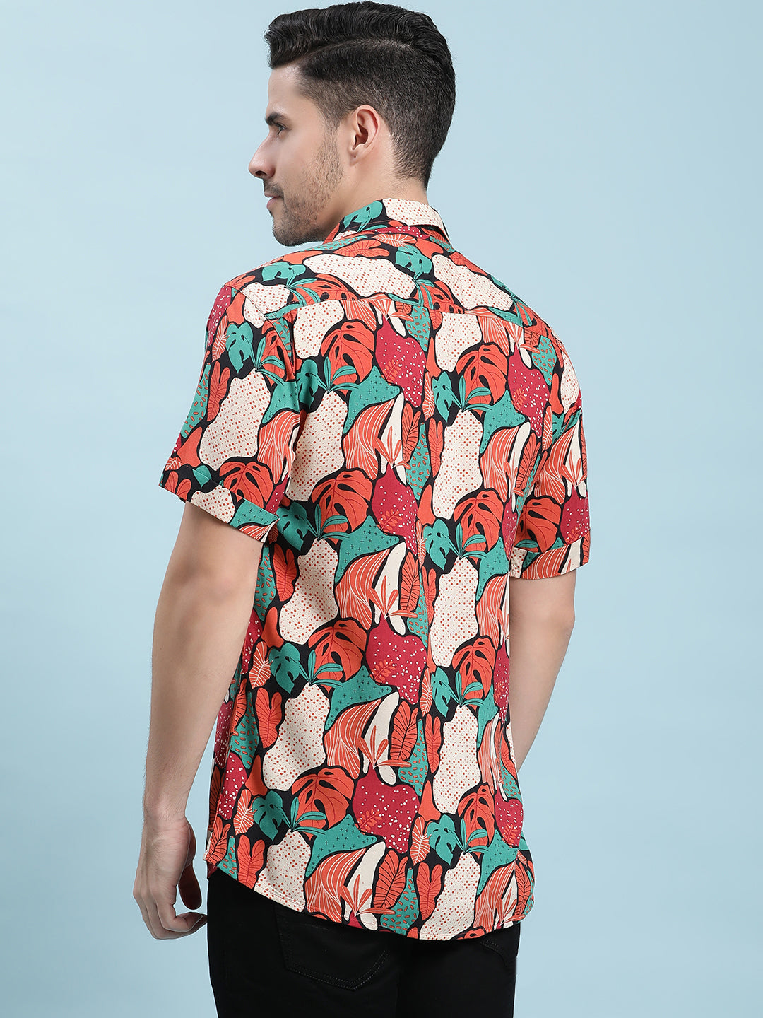 Printed Cotton Casual Shirt For Men