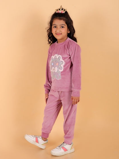 Stuffie Land stylish graphic Top and jogger set