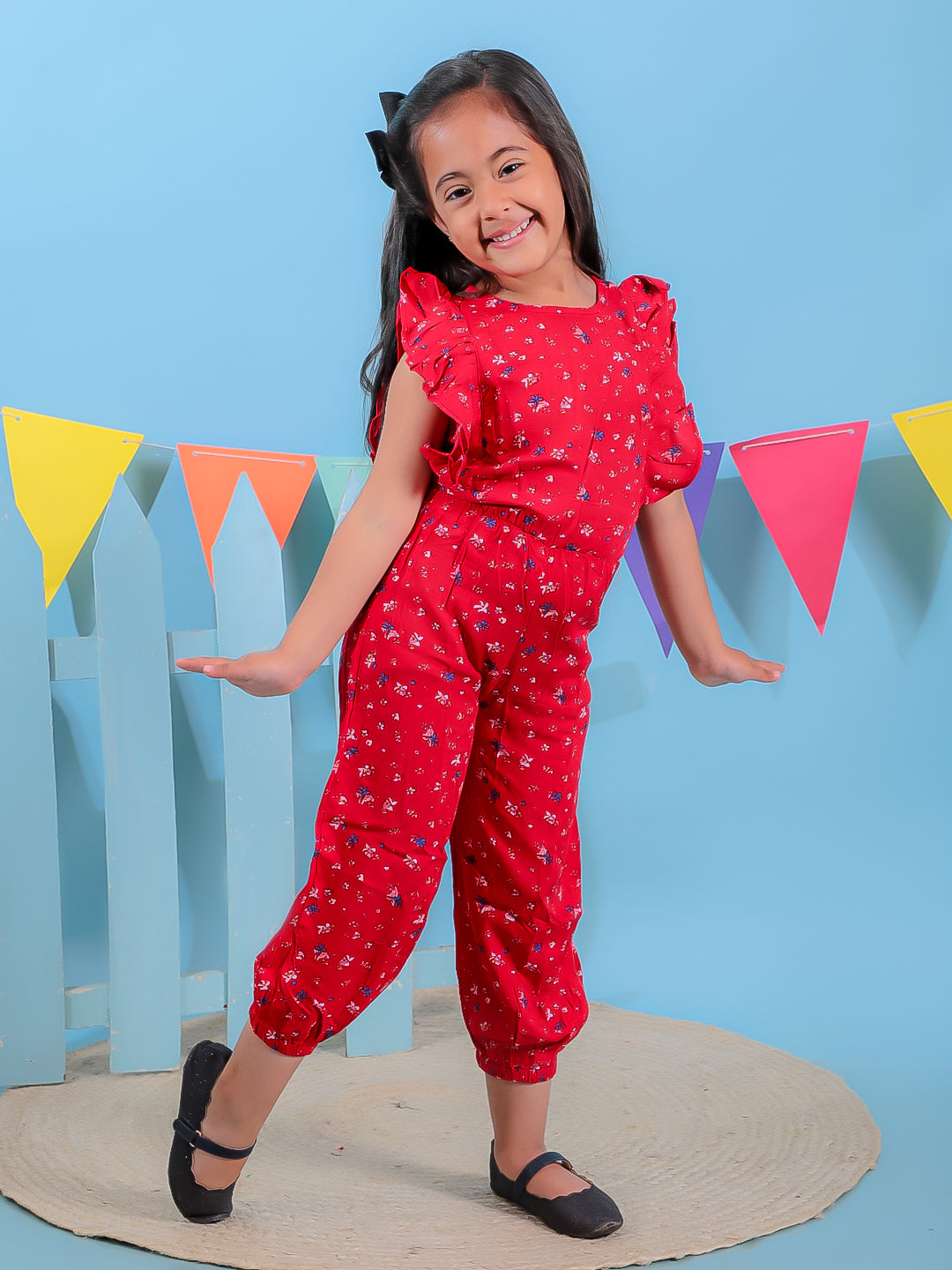 Floral Jumpsuit for Girls