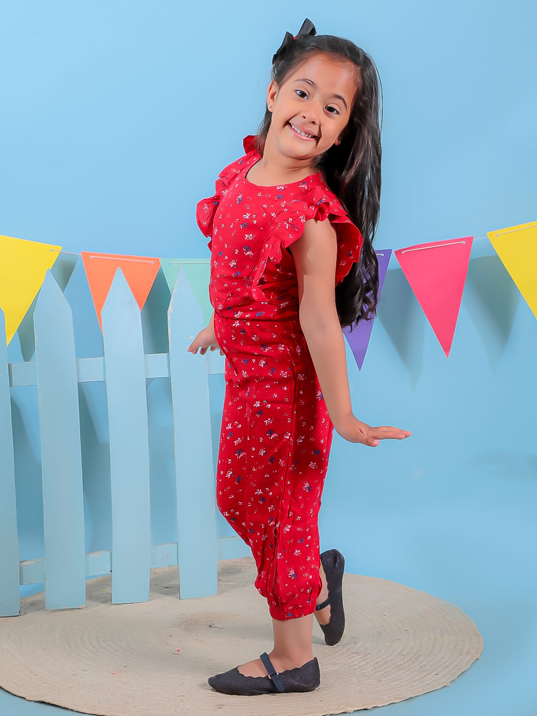 Floral Jumpsuit for Girls