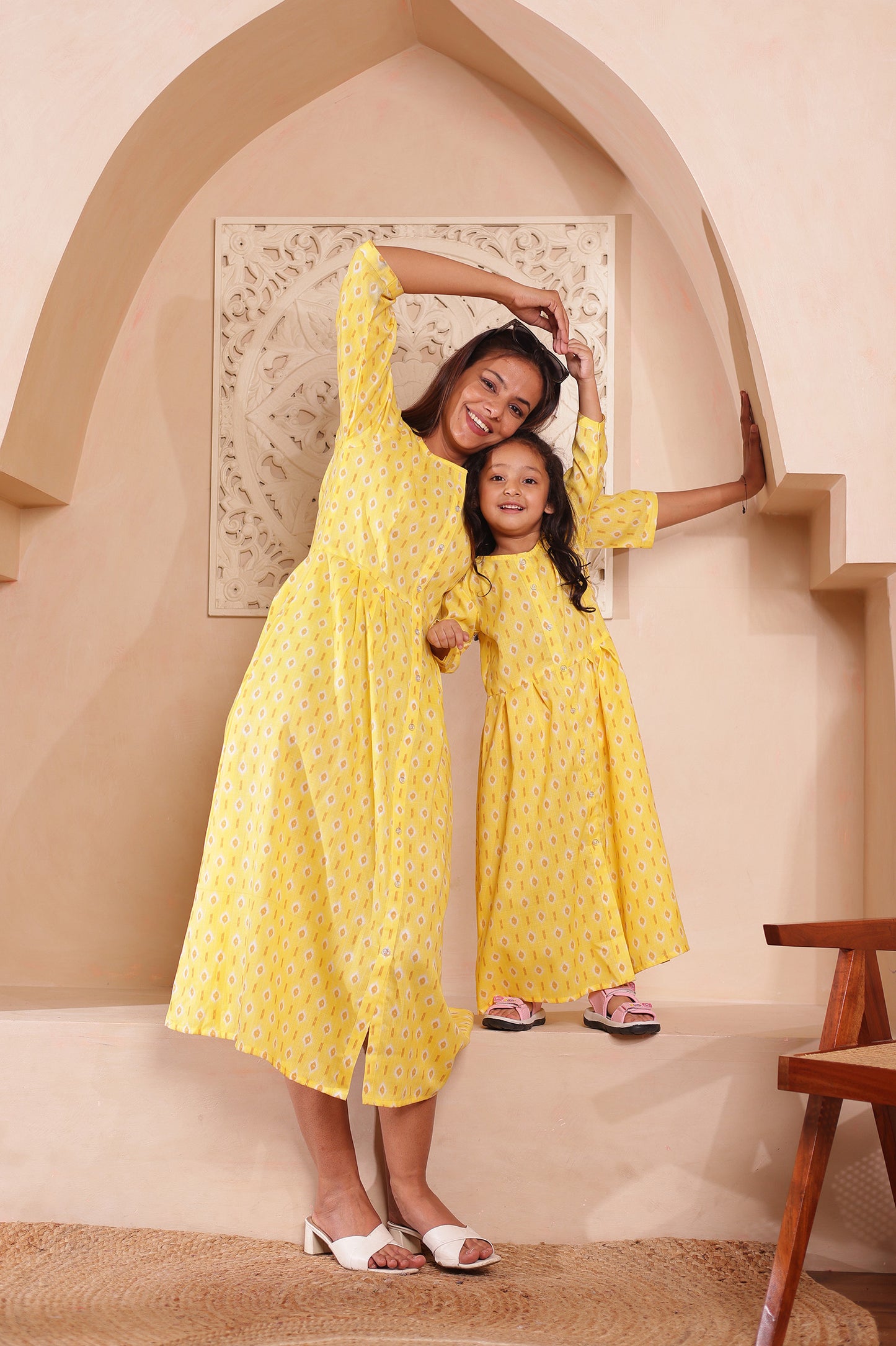 haldi vibe |Mother Daughter outfit