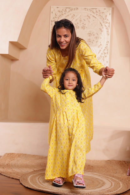 haldi vibe |Mother Daughter outfit