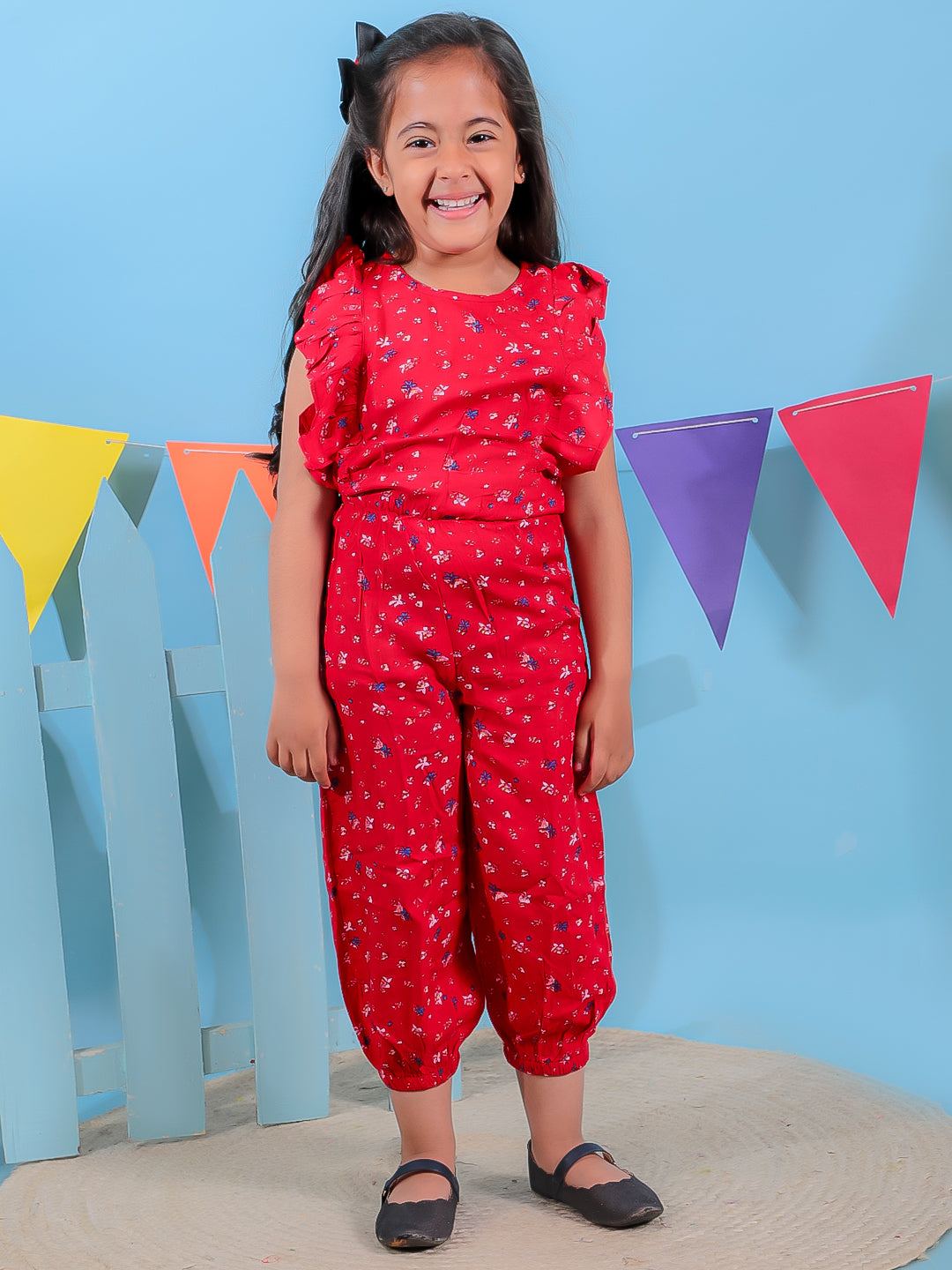 Floral Jumpsuit for Girls